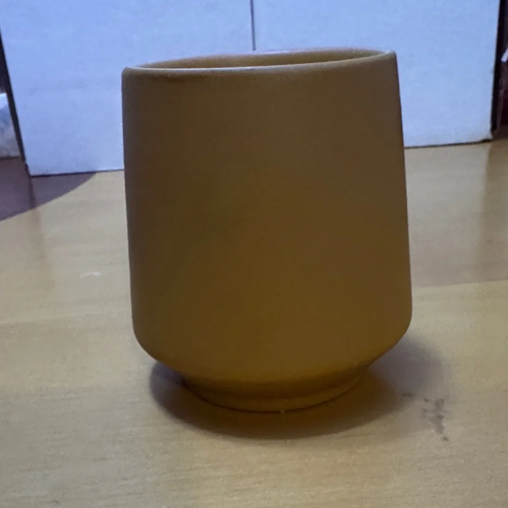Minimalist terracotta  Ceramic Candle